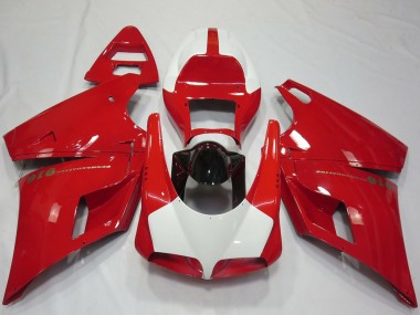 Purchase 1993-2005 Ducati 916 Motorcycle Fairings - Red White Glossy Black Performance Canada