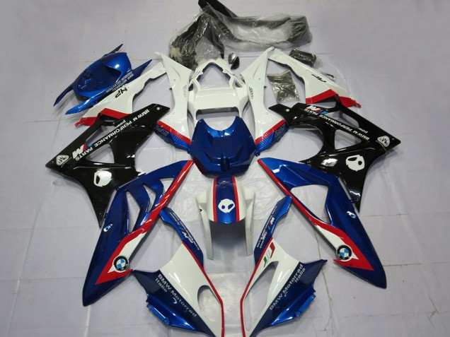 2009-2014 BMW S1000RR Bike Fairings - White Red Blue Glossy Black Canada