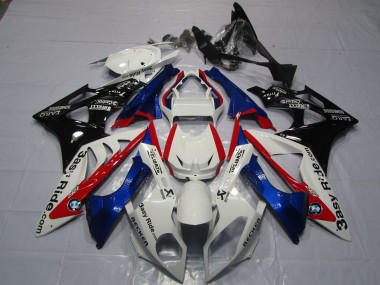 Purchase 2009-2014 BMW S1000RR Motorcycle Fairings - White Red Blue Glossy Black Easy Ride Canada