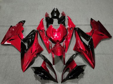 Purchase 2009-2014 BMW S1000RR Motorcycle Fairings - Red Glossy Black Canada