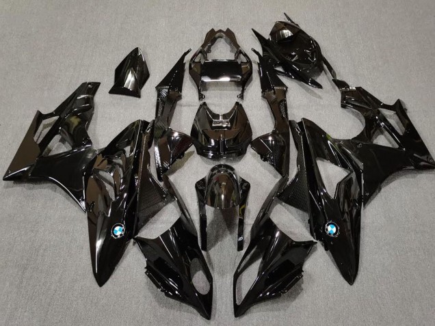 2009-2014 BMW S1000RR Motorcycle Fairings - Glossy Black Canada