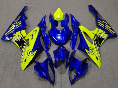 Purchase 2009-2014 BMW S1000RR Motorcycle Fairings - Yellow Blue Shark Canada