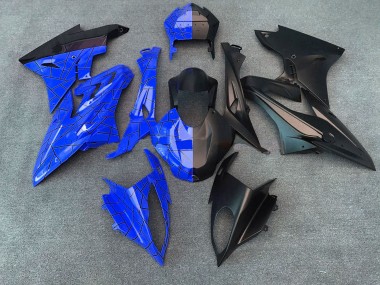 Purchase 2015-2016 BMW S1000RR Motorcycle Fairings - Blue Matte Black Split Canada