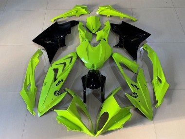 Purchase 2009-2014 BMW S1000RR Motorcycle Fairings - High Viz Yellow Glossy Black HP Canada