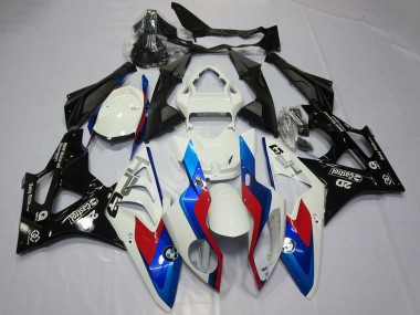 Purchase 2009-2014 BMW S1000RR Motorcycle Fairings - White Red Blue Glossy Black Castrol OEM Style Canada