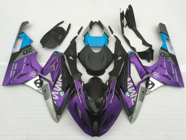 2017-2018 BMW S1000RR Motorcycle Fairings - Silver Purple Blue Matte Black Canada