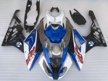 Purchase 2015-2016 BMW S1000RR Motorcycle Fairings - White Blue Matte Black OEM Style Canada