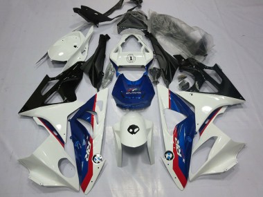Purchase 2009-2014 BMW S1000RR Motorcycle Fairing - White Red Blue Glossy Black Canada
