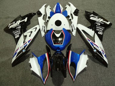 Purchase 2009-2014 BMW S1000RR Motorcycle Fairings - White Red Blue Glossy Black HP Canada