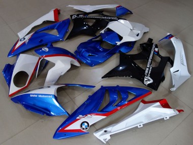 Purchase 2009-2014 BMW S1000RR Motorcycle Fairings - White Red Blue Glossy Black Canada