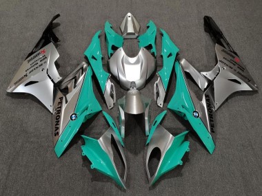 Purchase 2009-2014 BMW S1000RR Motorcycle Fairings - Silver Green Teal Black Canada