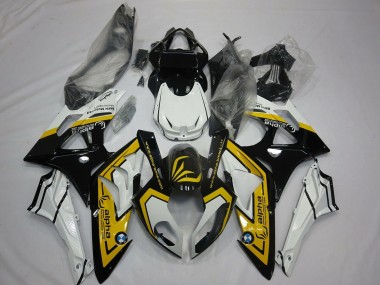 Purchase 2009-2014 BMW S1000RR Motorcycle Fairings - White Yellow Glossy Black Canada