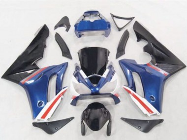 Purchase 2006-2008 Triumph Daytona 675 Motorcycle Fairings - Blue White Red Glossy Black Canada