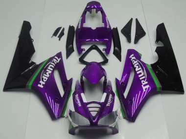 Purchase 2009-2012 Triumph Daytona 675 Motorcycle Fairings - Purple Green Glossy Black Canada
