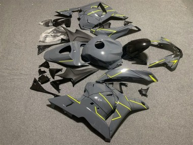 Purchase 2009-2012 Honda CBR600RR Motorcycle Fairings - Dark Nardo Grey Yellow Canada