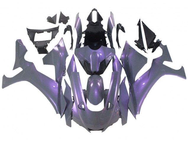 2021-2024 Yamaha YZF R7 Motorcycle Fairings - Chameleon Grey Dazz Pearl Purple Canada