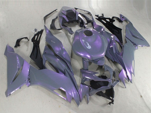 2019-2022 Kawasaki ZX6R Motorcycle Fairings - Chameleon Grey Dazz Pearl Purple Canada