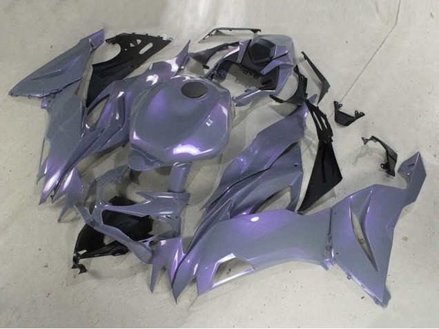 2019-2022 Kawasaki ZX6R Motorcycle Fairings - Chameleon Grey Dazz Pearl Purple Canada
