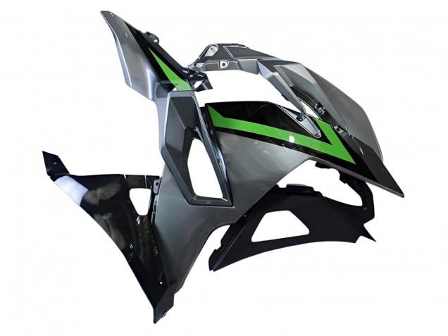 2024-2026 Kawasaki Ninja 500 EX500R Motorcycle Fairings - Grey Green Black Canada