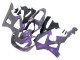 2000-2001 Honda CBR900RR 929 Motorcycle Fairings - Chameleon Grey Dazz Pearl Purple Canada