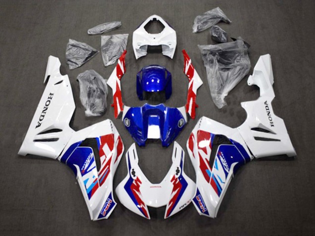 2020-2023 Honda CBR1000RR-R Motorcycle Fairing Kits - White Red Blue HRC Canada