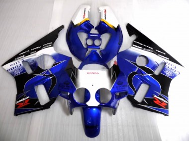Purchase 1987-1989 Honda CBR400RR NC23 Motorcycle Fairings - White Yellow Blue Glossy Black Corona Motul Canada