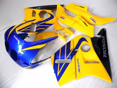 Purchase 1987-1989 Honda CBR400RR NC23 Motorcycle Fairings - Yellow Blue Glossy Black Canada