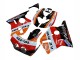 1987-1989 Honda CBR400RR NC23 Motorcycle Fairings - Orange White Red Glossy Black Repsol HRC Canada