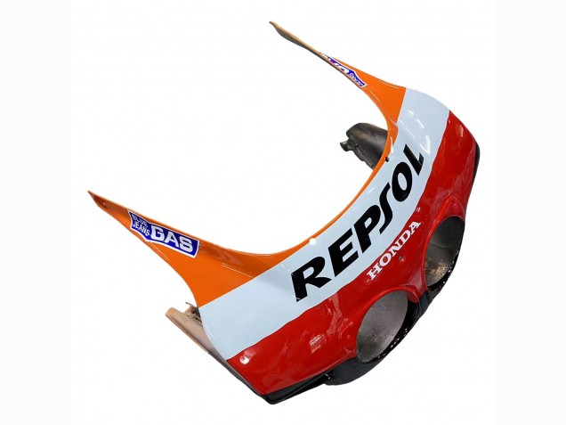 1987-1989 Honda CBR400RR NC23 Motorcycle Fairings - Orange White Red Glossy Black Repsol HRC Canada