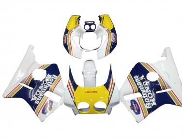 Purchase 1987-1989 Honda CBR400RR NC23 Motorcycle Fairings - White Yellow Blue Rothmans Canada
