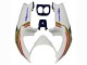 1990-1999 Honda CBR400RR NC29 Motorcycle Fairings - White Gold Red Dark Blue Rothmans Canada
