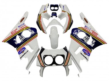 Purchase 1990-1999 Honda CBR400RR NC29 Motorcycle Fairings - White Gold Red Dark Blue Rothmans Canada