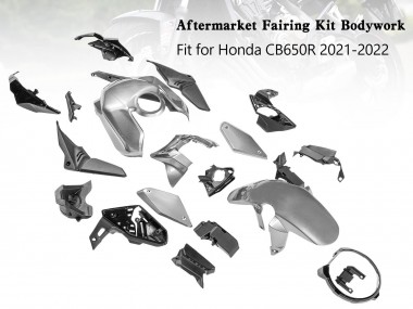 Purchase 2019-2022 Honda CB650R Motorcycle Fairings - Silver Canada