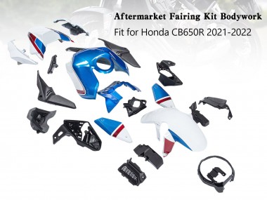 Purchase 2019-2022 Honda CB650R Motorcycle Fairings - Blue Red Black Canada
