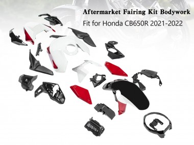 Purchase 2019-2022 Honda CB650R Motorcycle Fairings - Black Red White Canada
