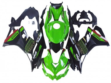 Purchase 2019-2025 Kawasaki ZX25R ZX-25R Motorcycle Fairings - Green Black Red Honeycomb Canada