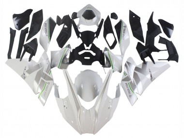 Purchase 2015-2022 Kawasaki Ninja H2 Motorcycle Fairings - White Silver Green Canada