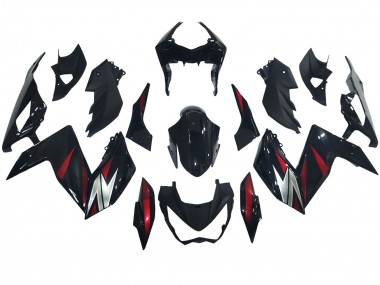 Purchase 2015-2016 Kawasaki Z250/Z300 Motorcycle Fairings - Glossy Black Red Silver Canada