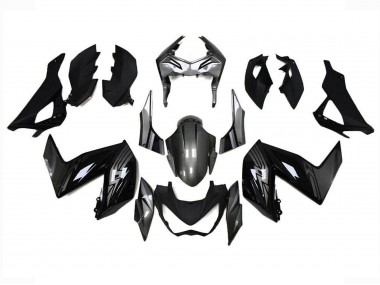 Purchase 2015-2016 Kawasaki Z250/Z300 Motorcycle Fairings - Glossy Black Grey Canada