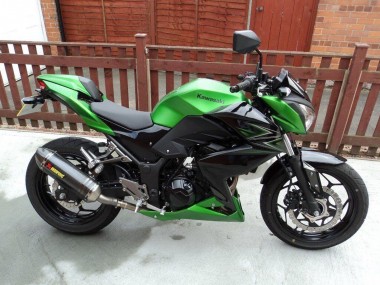 Purchase 2015-2016 Kawasaki Z250/Z300 Motorcycle Fairing - Green Matte Black Canada