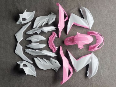 Purchase 2015-2016 Kawasaki Z250/Z300 Motorcycle Fairings - White Pink Canada