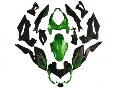 Purchase 2018-2024 Kawasaki Z400 Motorcycle Fairings - Green Matte Black Canada