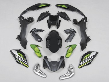 Purchase 2017-2019 Kawasaki Ninja Z650 Motorcycle Fairings - Black Green Silver Canada