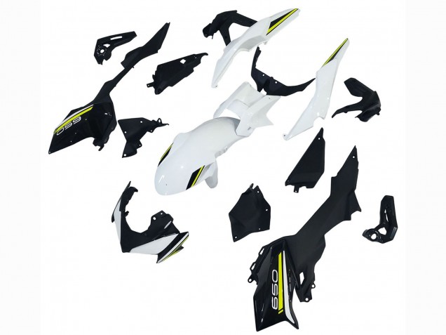 2020-2025 Kawasaki Ninja Z650 Motorcycle Fairings - White Black Green Canada