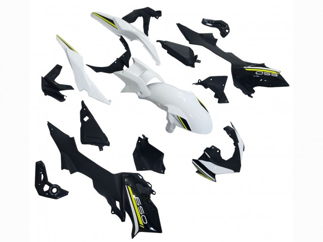 2020-2025 Kawasaki Ninja Z650 Motorcycle Fairings - White Black Green Canada