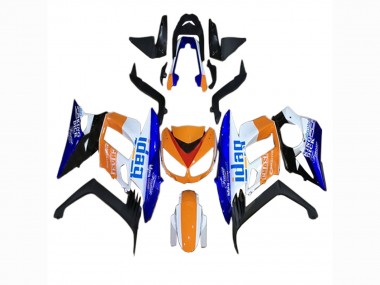 Purchase 2010-2016 Kawasaki Z1000SX Motorcycle Fairings - Orange White Blue Black Canada