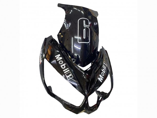 2010-2016 Kawasaki Z1000SX Motorcycle Fairings - Glossy Black Gold White Mobil West Canada