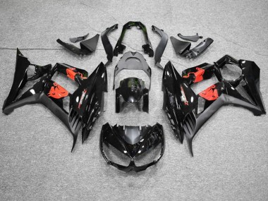 Purchase 2010-2016 Kawasaki Z1000SX Motorcycle Fairings - Glossy Black Matte Black Red Bull Canada