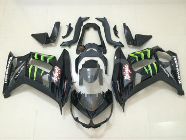 Purchase 2010-2016 Kawasaki Z1000SX Motorcycle Fairings - Glossy Black Green Monster Canada