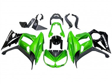 Purchase 2010-2016 Kawasaki Z1000SX Motorcycle Fairings - Glossy Black Matte Black Green Canada